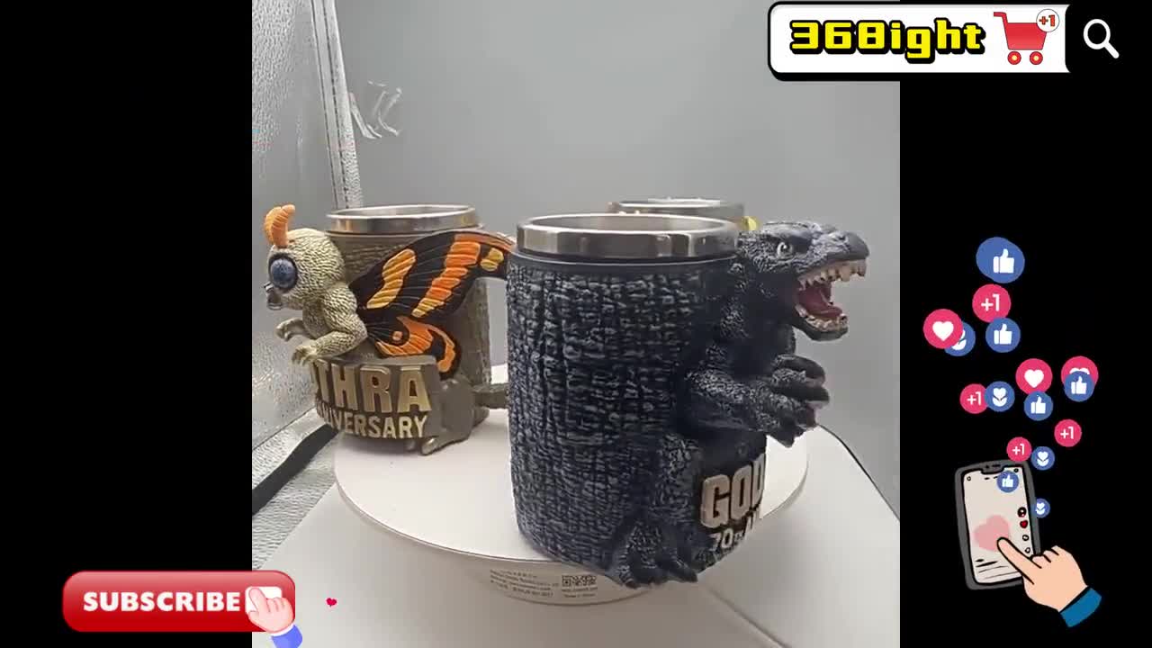 ゴジラ70周年記念3Dマグカップ - Etsy 日本