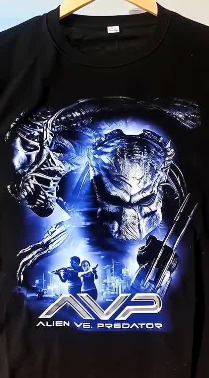 AVP Alien Vs Predator Movie T-shirt | Sci-fi Horror Graphic Tee