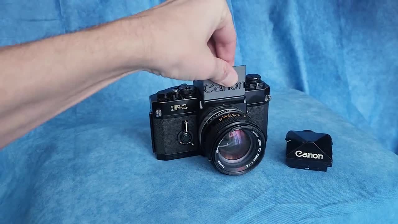 Canon F-1をこのウエストレベルファインダーでアップグレード！ - 拡大