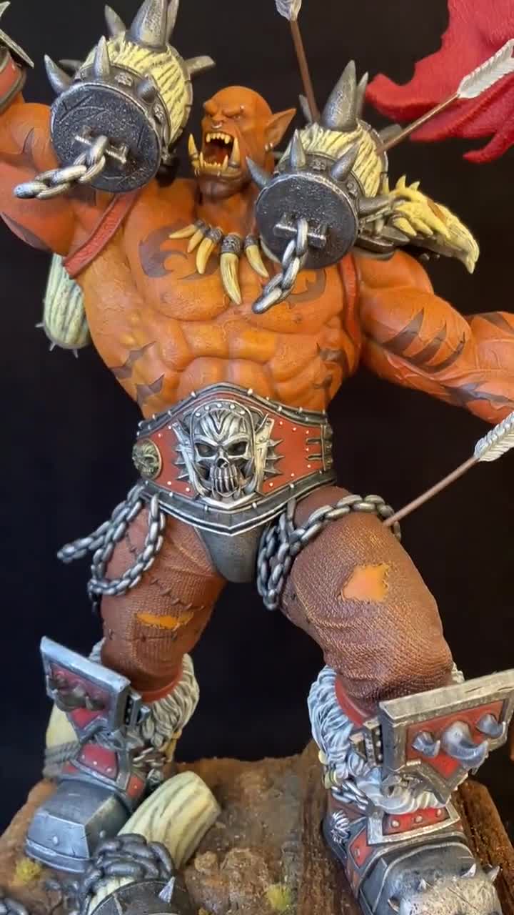 1/7 Garrosh Hellscream Resin Statue - World of Warcraft
