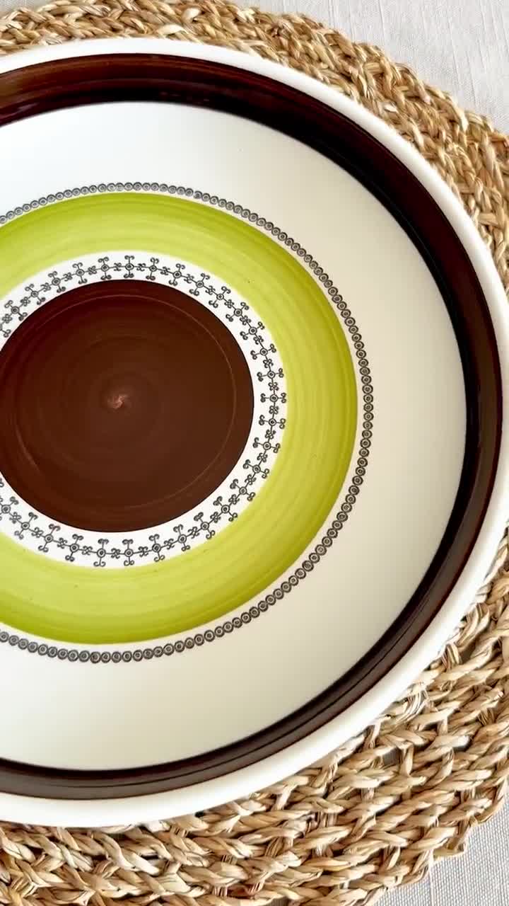 Vintage 1970s Rörstrand Milano Bowl: Hertha Bengtson Swedish
