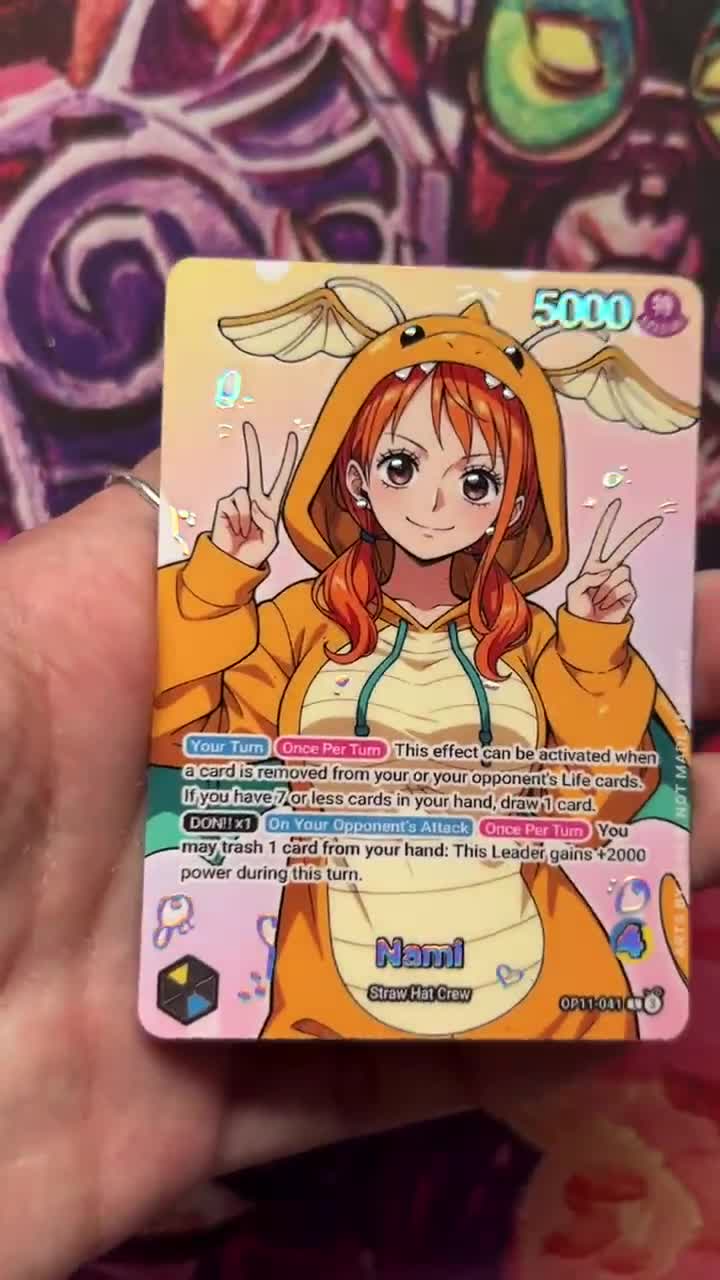 OP11 ナミ - ワンピース TCG カスタム オルタネイトアート リーダー