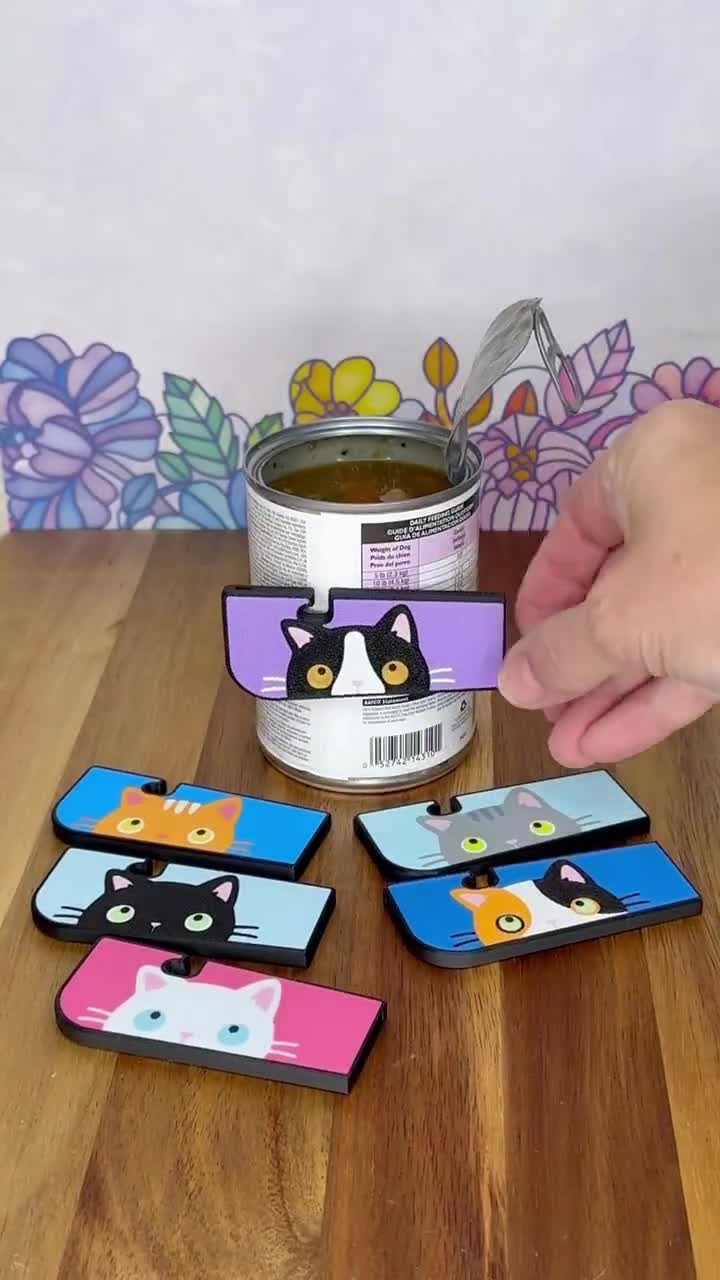 Tab Buddy XL Kitty - キャットフード缶のタブオープナーは、長い爪