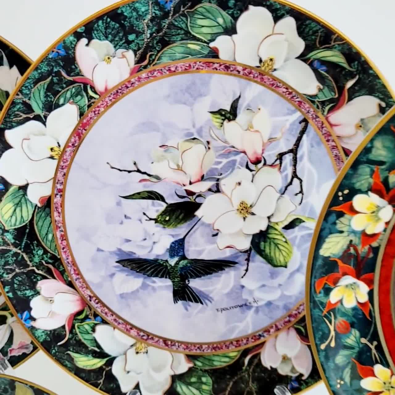 Vintage Royal Doulton Hummingbird Collectors Plate, Franklin Mint
