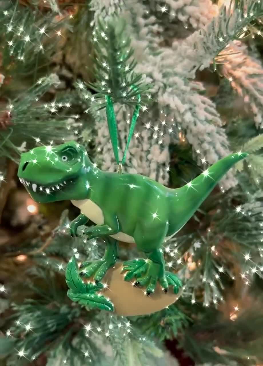 熾造社 DINOSAUR ORNAMENT ティラノサウルス Personalized T-rex Dinosaur Ornament | Custom Holiday Keepsake