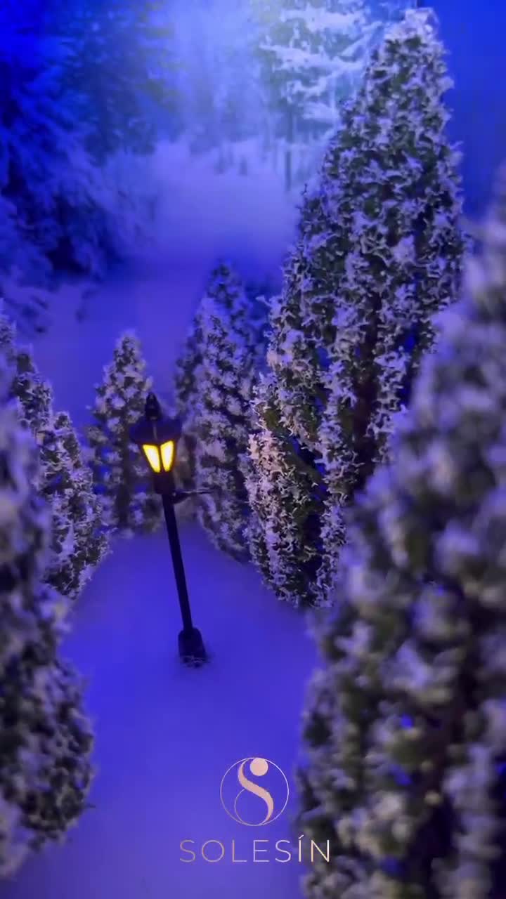 Handmade Narnia Winter Wardrobe Book Nook - Miniature LED Diorama