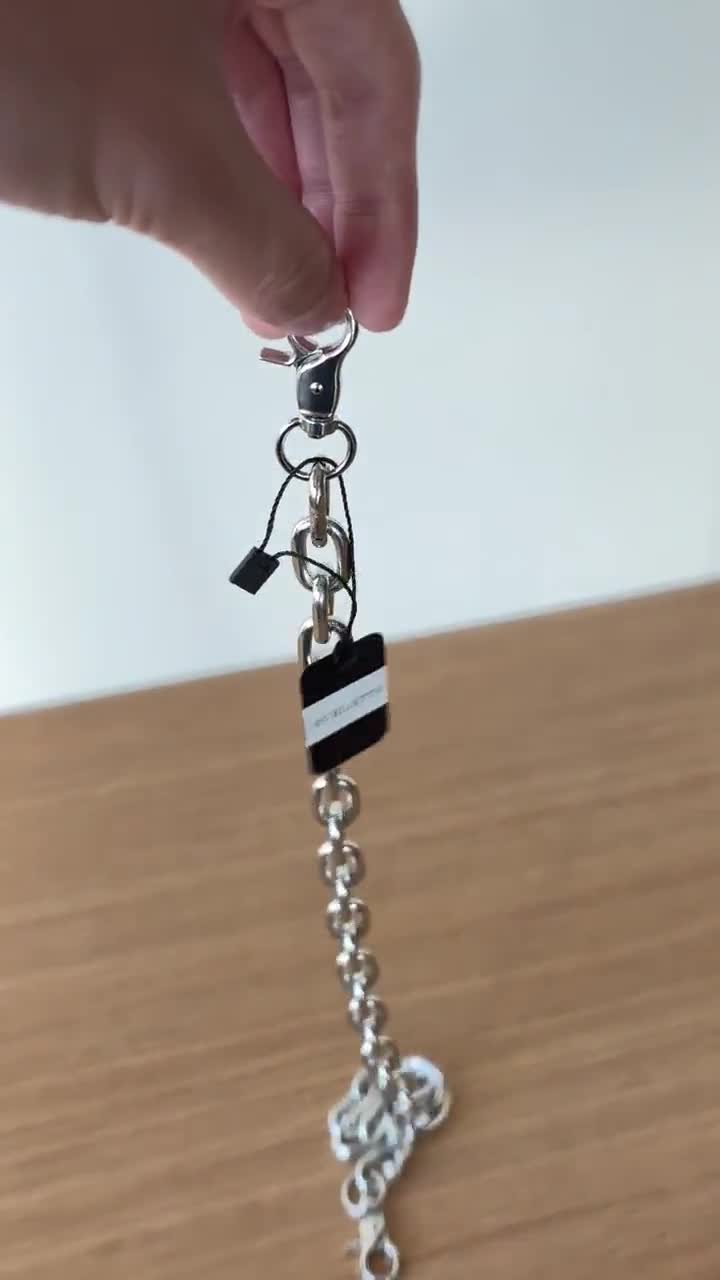 Y2K Wallet Chain: Silver Link Pants Chain, Japanese Grunge Fashion