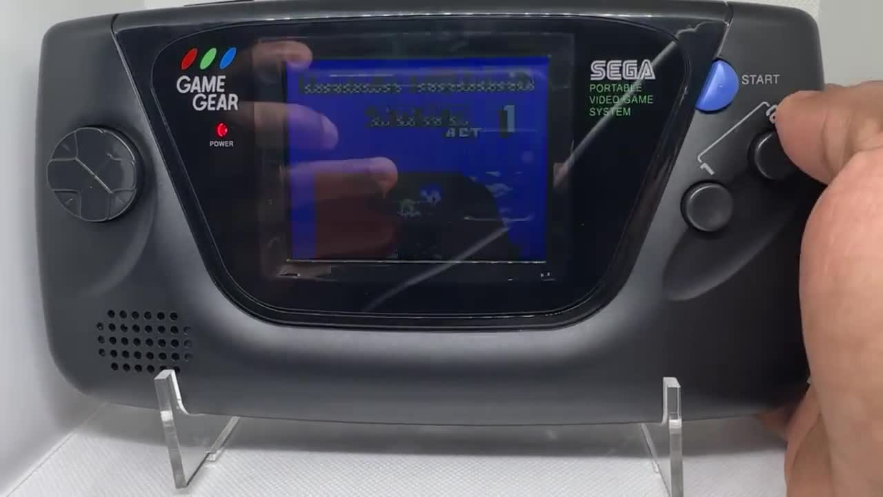 SEGA GAME GEAR 本体 セト Sega Game Gear: New LCD, Shell, Capacitors + Free Game - Etsy
