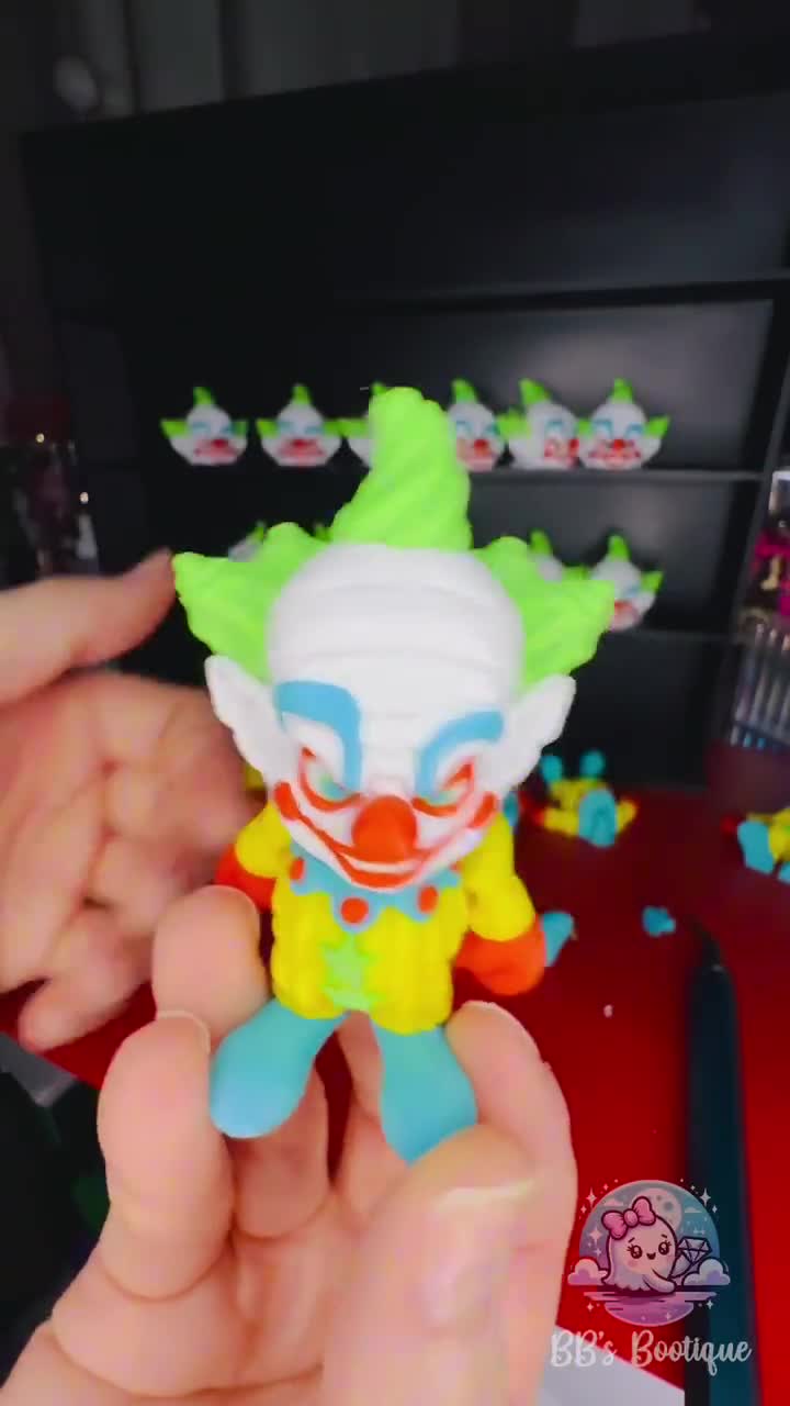 3D Printed Shorty the Killer Klown – Cult Classic Horror Figure or
