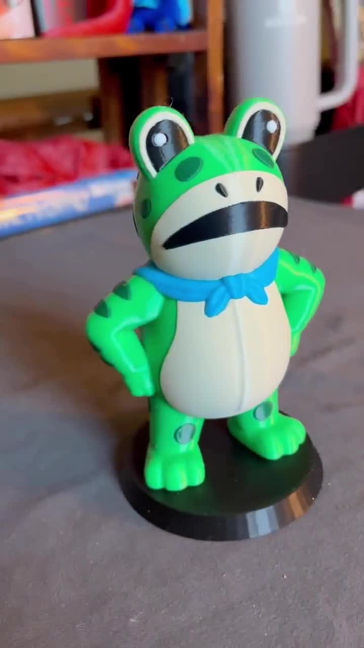 Protest Frog Figure - Courageous Frog Hero Office Decor - Etsy