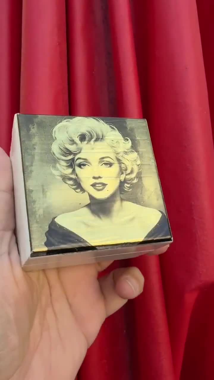 Marilyn Monroe Trinket Ring Box - Retro Vintage 1950s Style