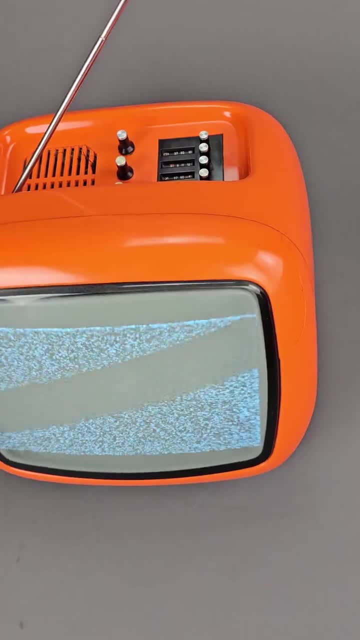 Space Age Rare Portable Tv, Iskra Yugoslavia Tv Minirama