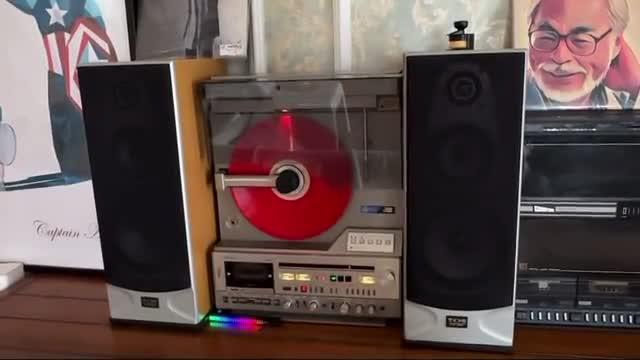 Rare Japan Mitsubishi Diatone X-10 Lp+cassette+radio Stereo Player