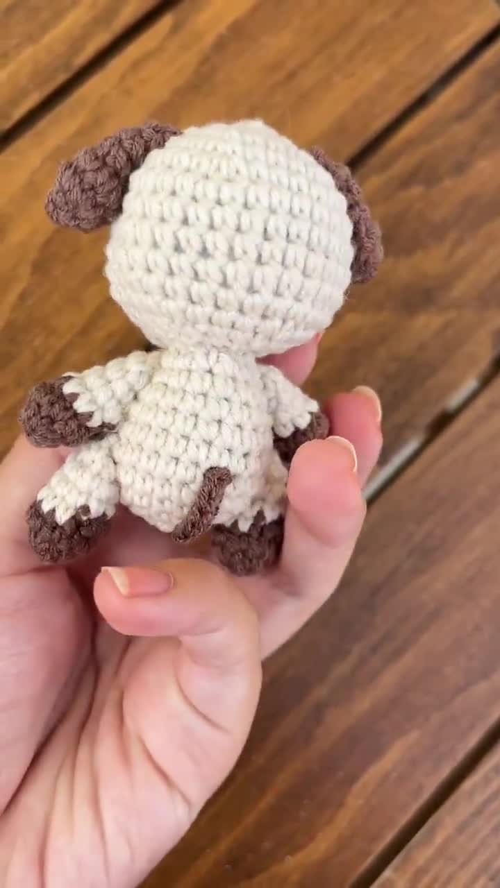 犬の編み図 - あみぐるみミニ動物キーホルダーチャームの作り方 - Etsy