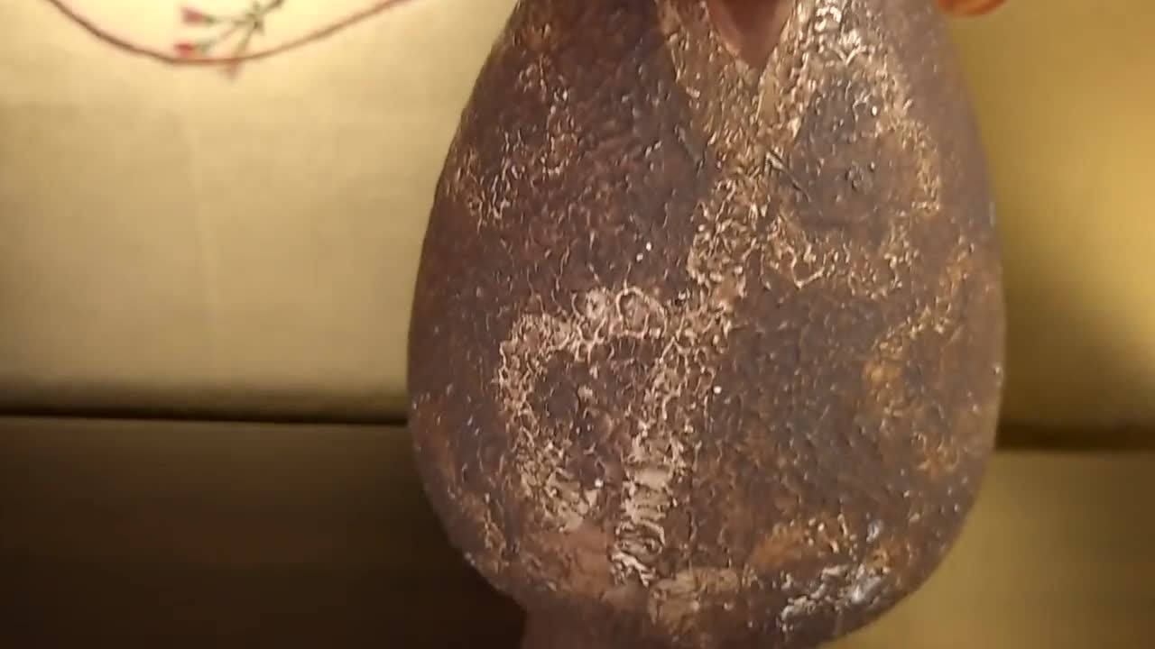 ヴィンテージこけし人形：「無神」渡辺正夫作、サイン入り日本民芸品