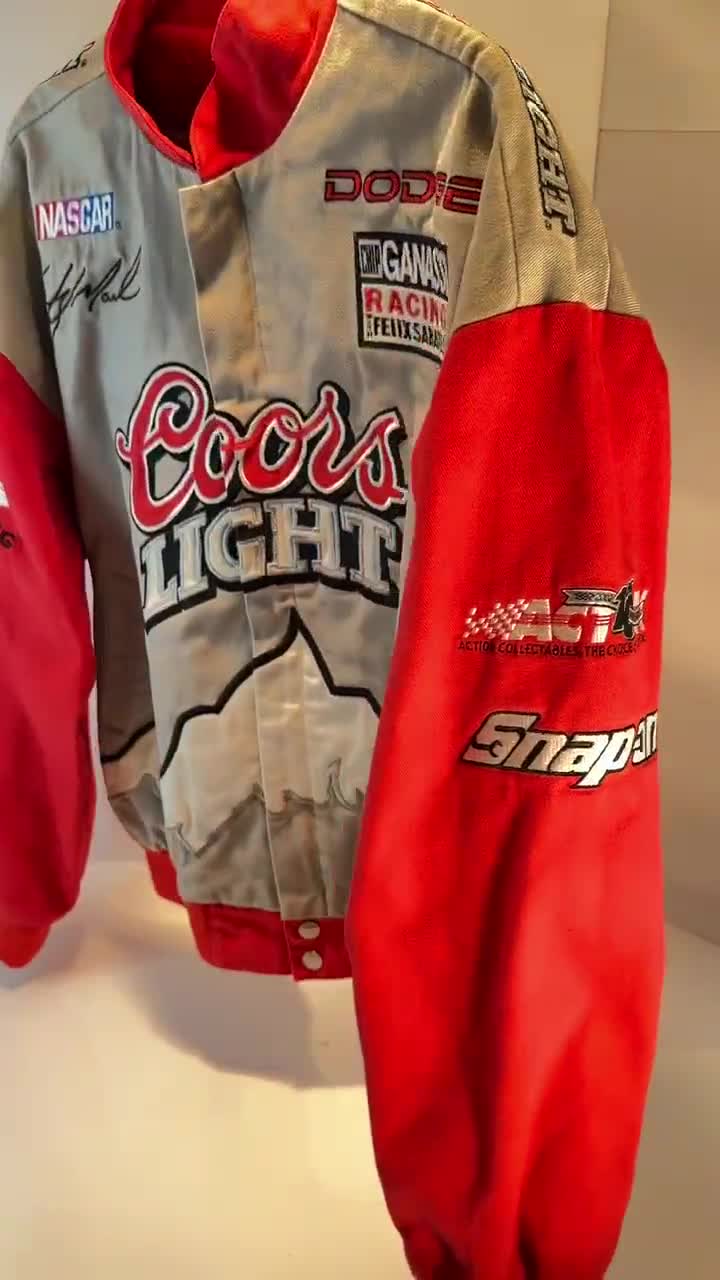 Bright Grey NASCAR Coors Jacket - Etsy