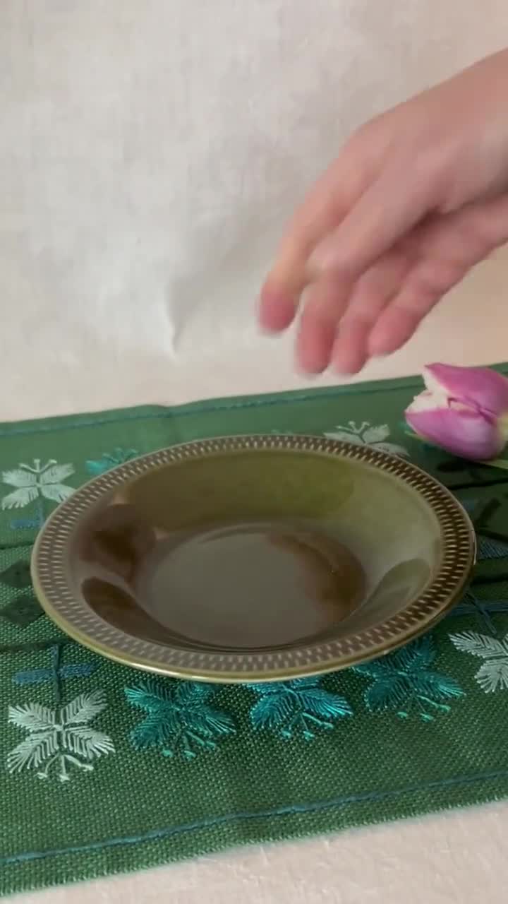 Stavangerflint Gronette Cup and Saucer, Mid-century Modern Norway