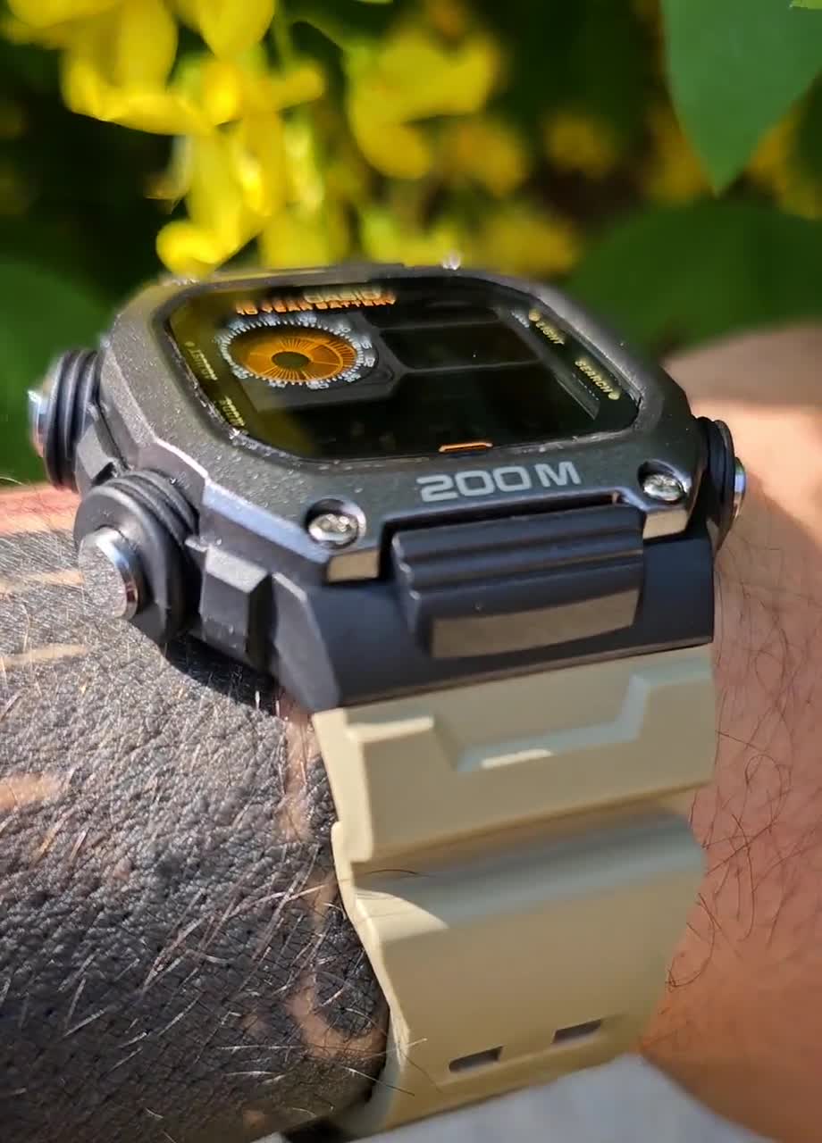 Modified Watch Based on Casio AE-1200. DW-291 'desert' Case and