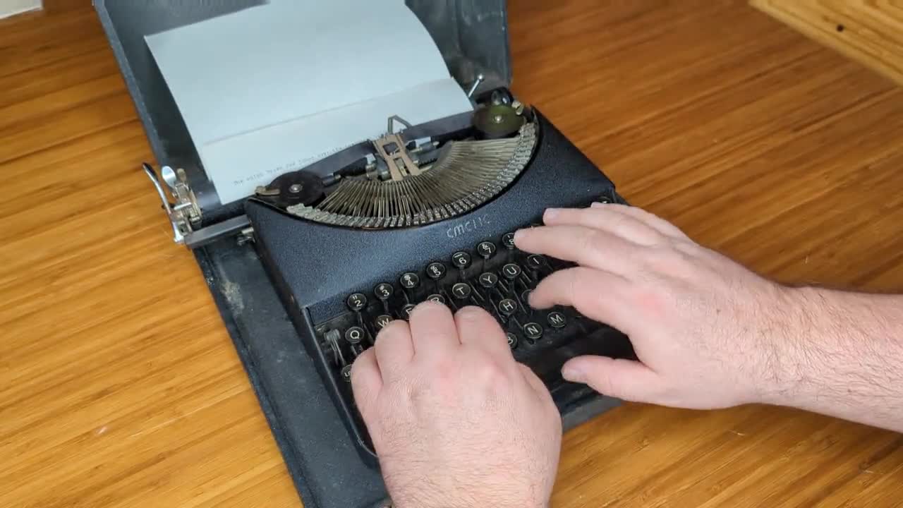1940 Remington Remette Portable Manual Typewriter With Case - Etsy