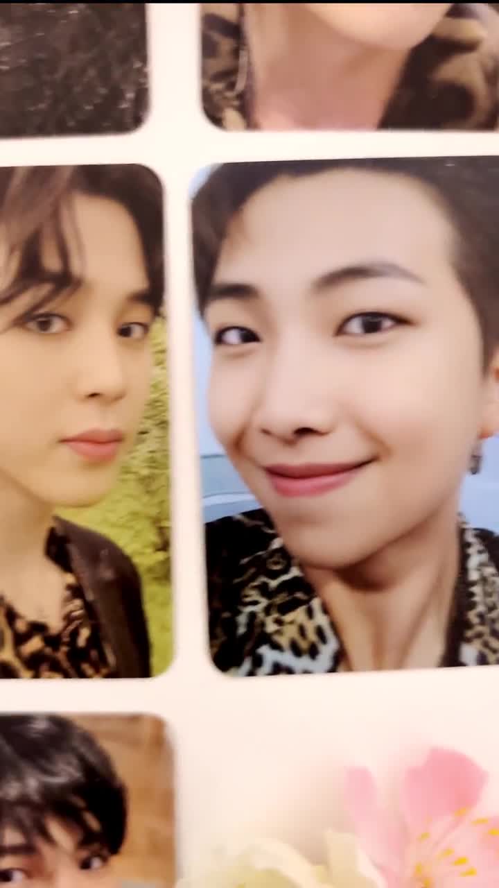 BTS Memories 2020 Blu-ray Fanmade Photocards (yoongi, Namjoon