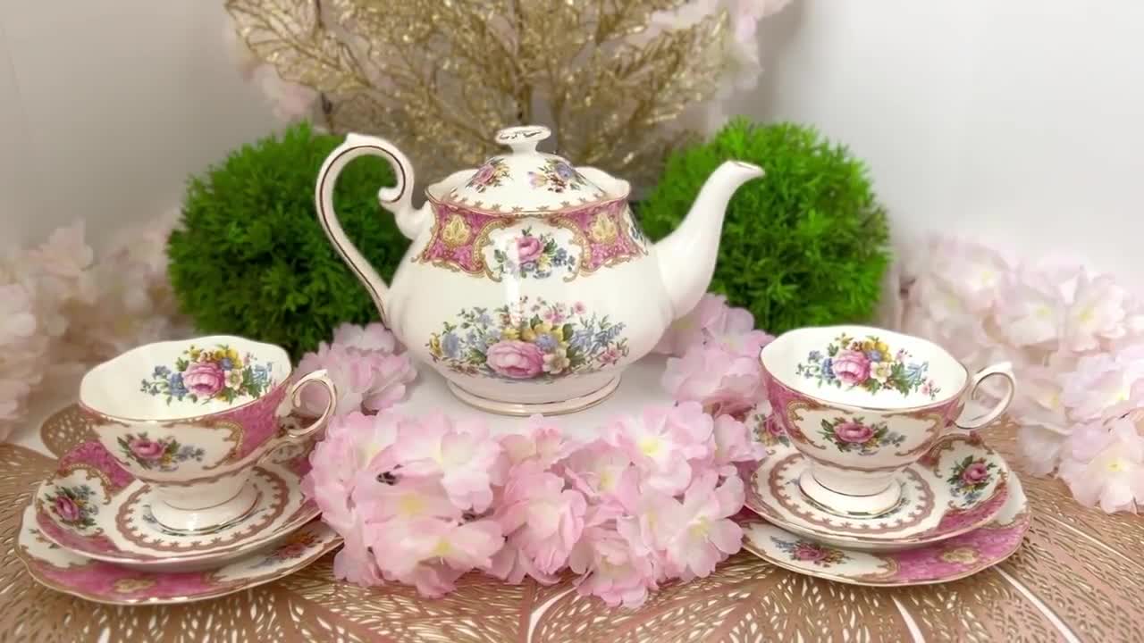 RARE: Lady Carlyle Tea Set - Royal Albert - Etsy