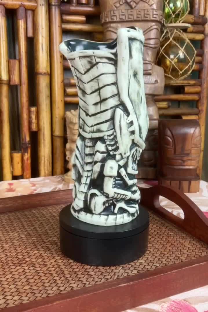 Alien Queen Tiki Mug Aliens Mondo Tee Kis Xeno Bone Edition Tiki