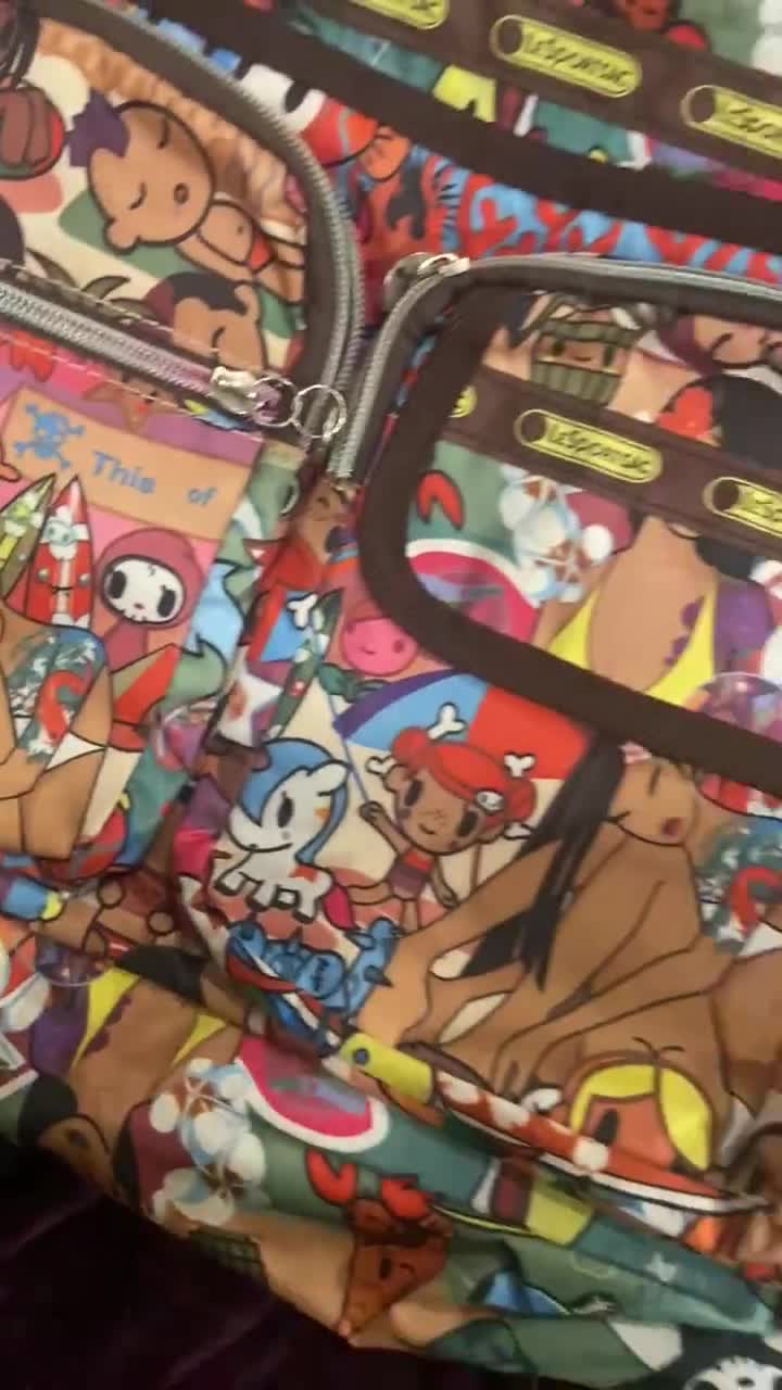 希少なヴィンテージ 2000年代 Tokidoki バッグ（レスポートサックとの