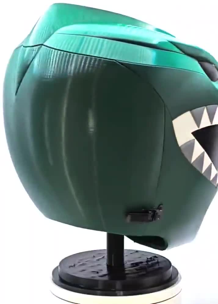 Green Ranger Helmet Mighty Morphin Power Rangers MMPR Wearable