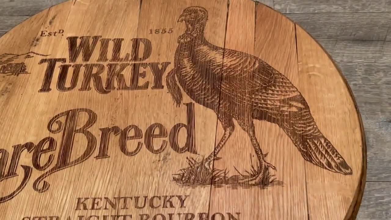 Wild Turkey Rare Breed Bourbon Barrel Head | Wild Turkey Barrel
