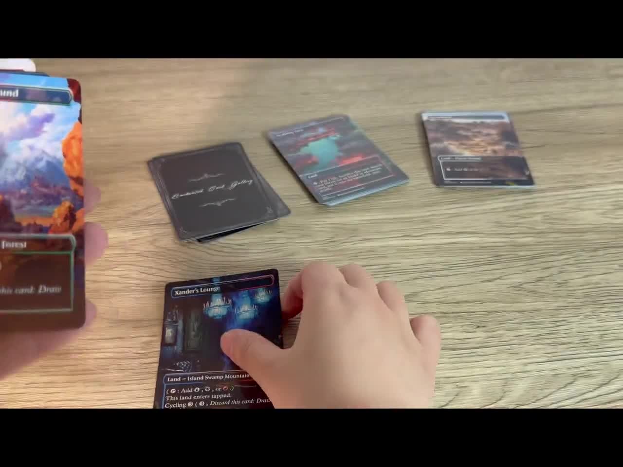 10x Shock Lands - Full Art TCG ,no Foil/foil/broken Glass,full Art
