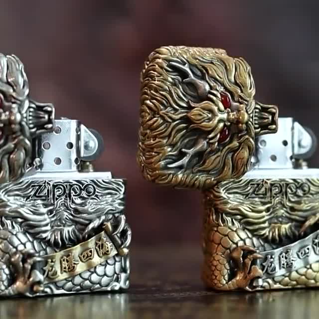 ドラゴンエンペラーコレクターズメタルケース – 3D彫刻された神話の獣