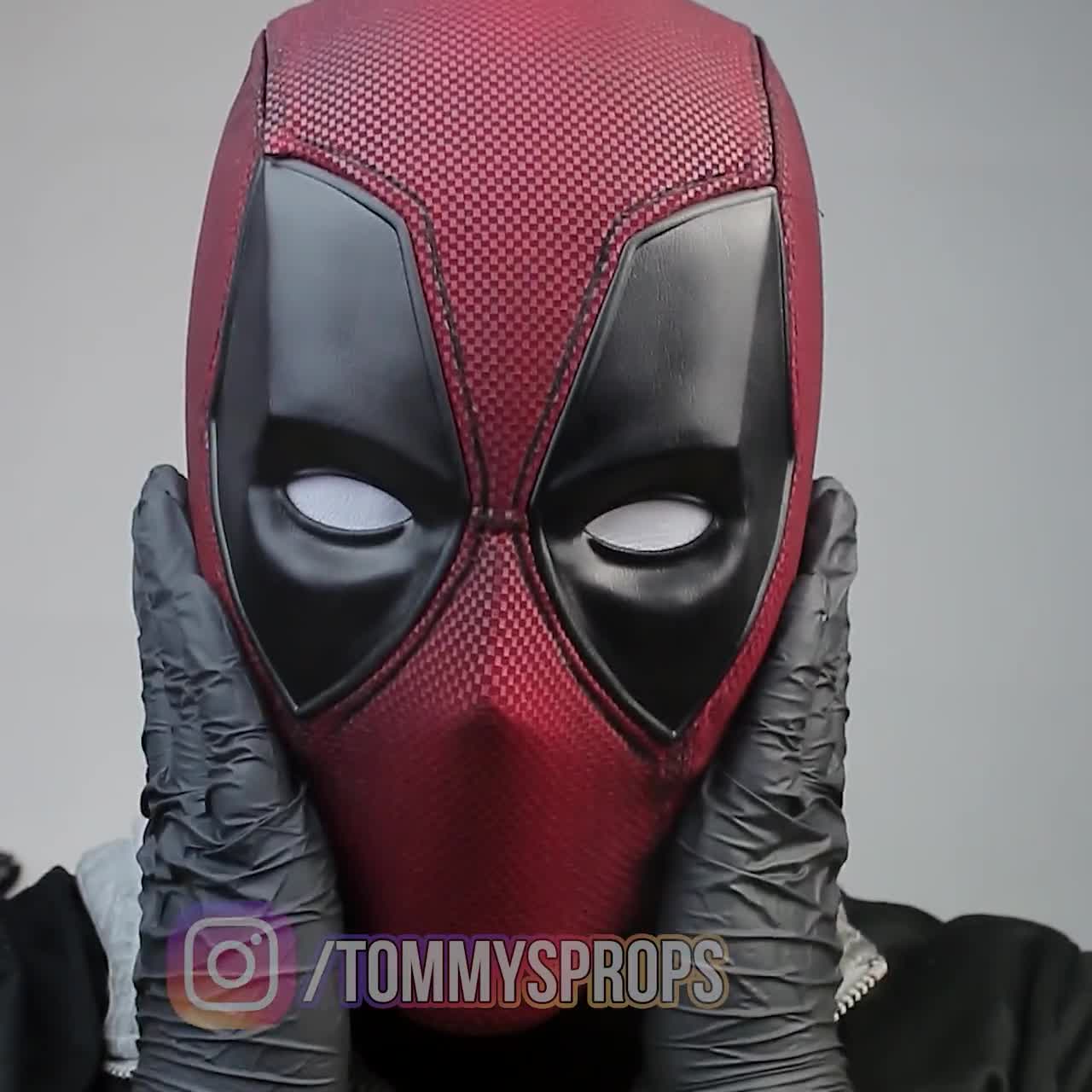 デッドプール ハーフシェルコスチューム コスプレマスク スクリーン