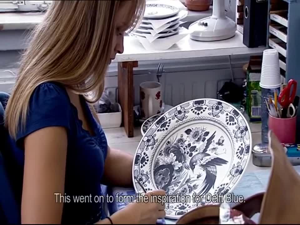 Royal Delft Blue Handpainted Miffy Plate (porceleyne Fles, With