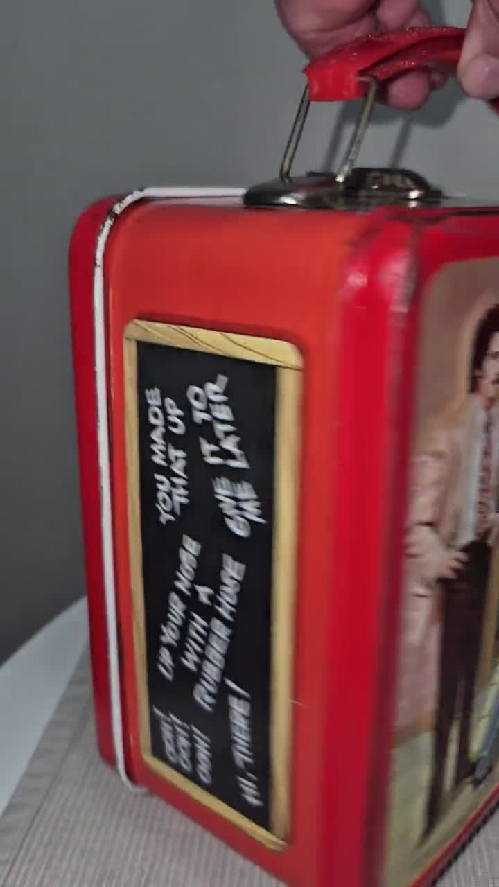Vintage Welcome Back Lotter Lunchbox With Thermos by Aladdin - Etsy