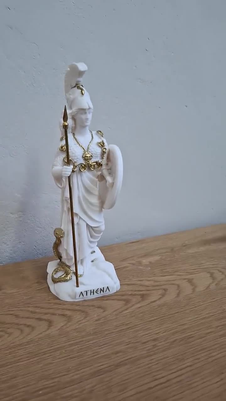 アテナ・ミネルヴァ像、ギリシャ・ローマの知恵の女神の彫刻