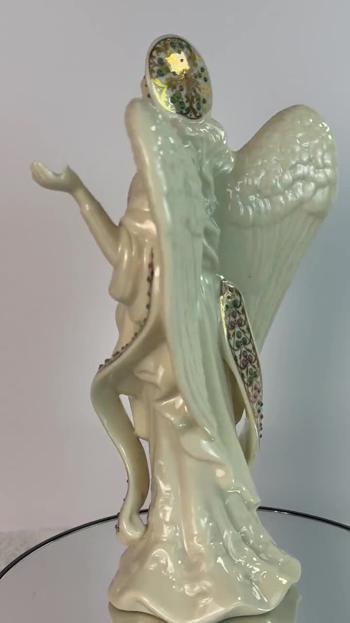 Lenox Angel of Light Figurine 1995 Porcelain China Jewels