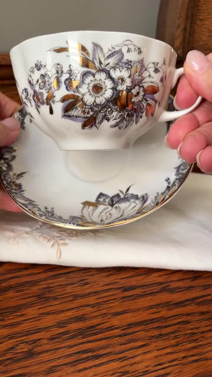 Lomonosov Imperial Cup and Saucer Set, Reflections Collection