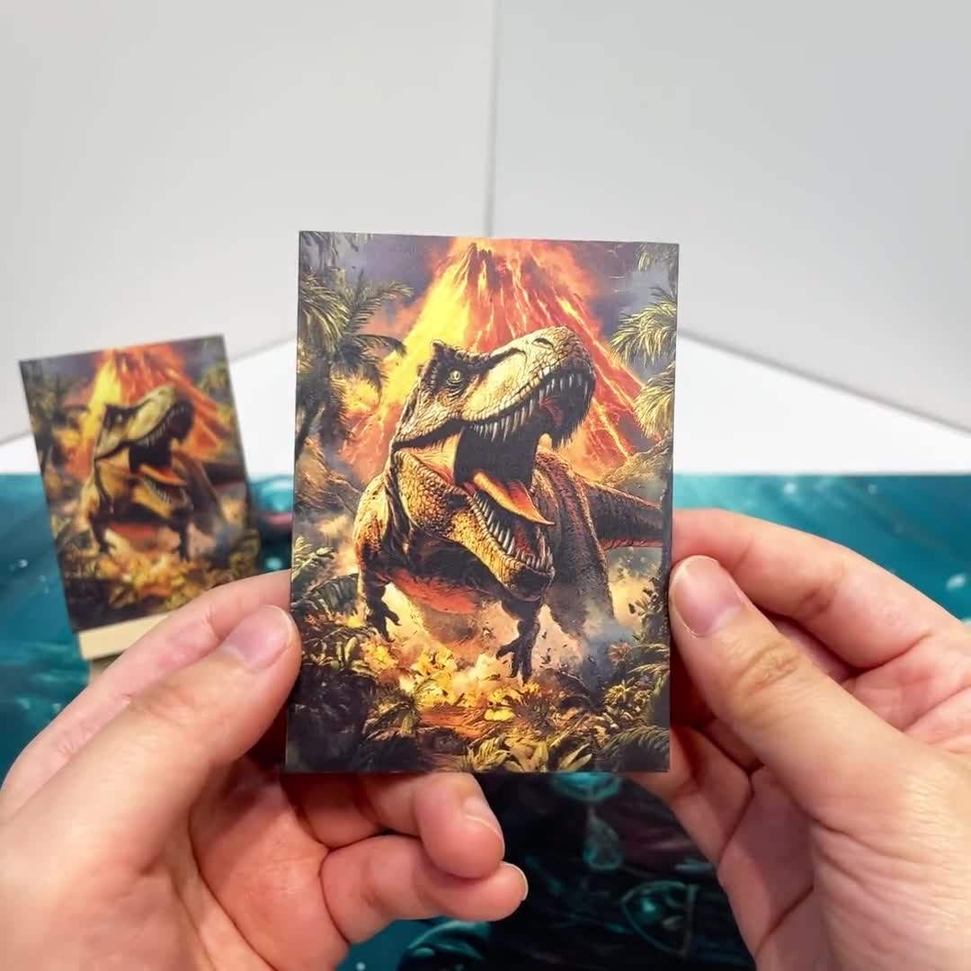 MTGカードスリーブ、Dinosaur Revengeマジックスリーブ、マットまたは
