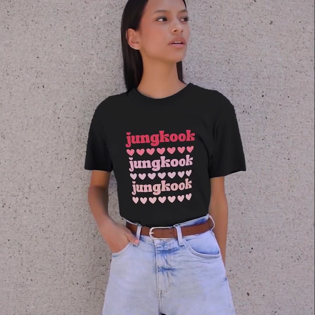 BTS ジョングク Tシャツ：BTSグッズ、K-POPファンギフト、ジョングク