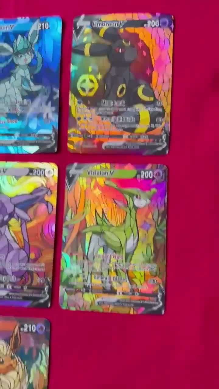 ホロ イーブイ進化 ステンドグラス X10 ポケモンカード イーブイ