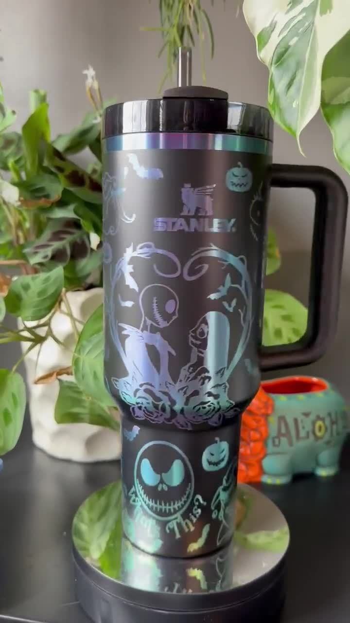 Nightmare Before Christmas 40oz Stanley Tumbler – Laser Engraved