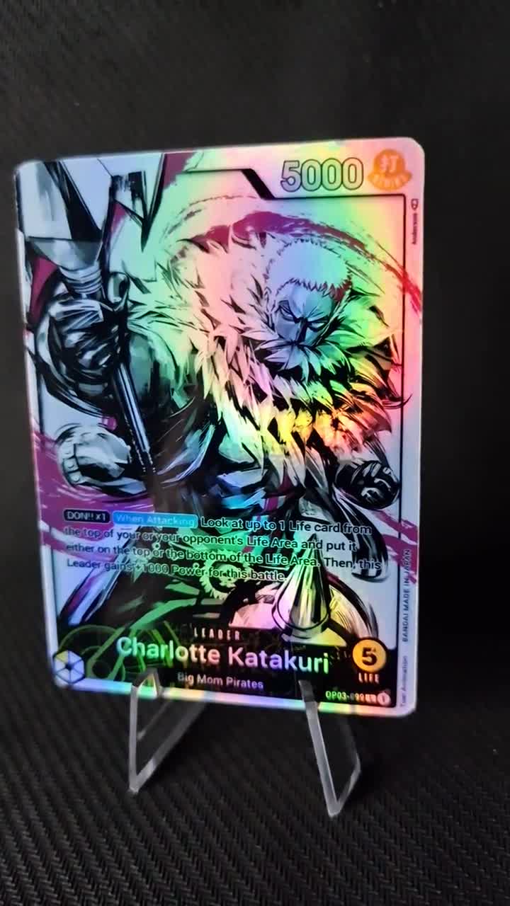 One Piece Proxy Card Holo - Charlotte Katakuri Leader OP03-099 Alt