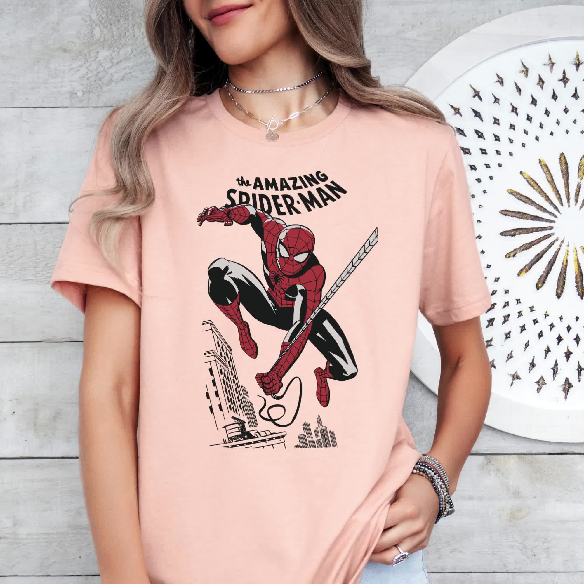 Marvel Retrothe Amazing Spider-man Retro Comic Vintage T-shirt