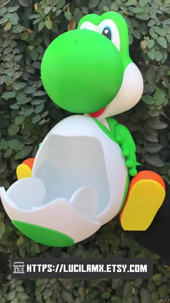 Yoshi Popcorn Bucket Digital File STL | Popcorn Bucket | Super