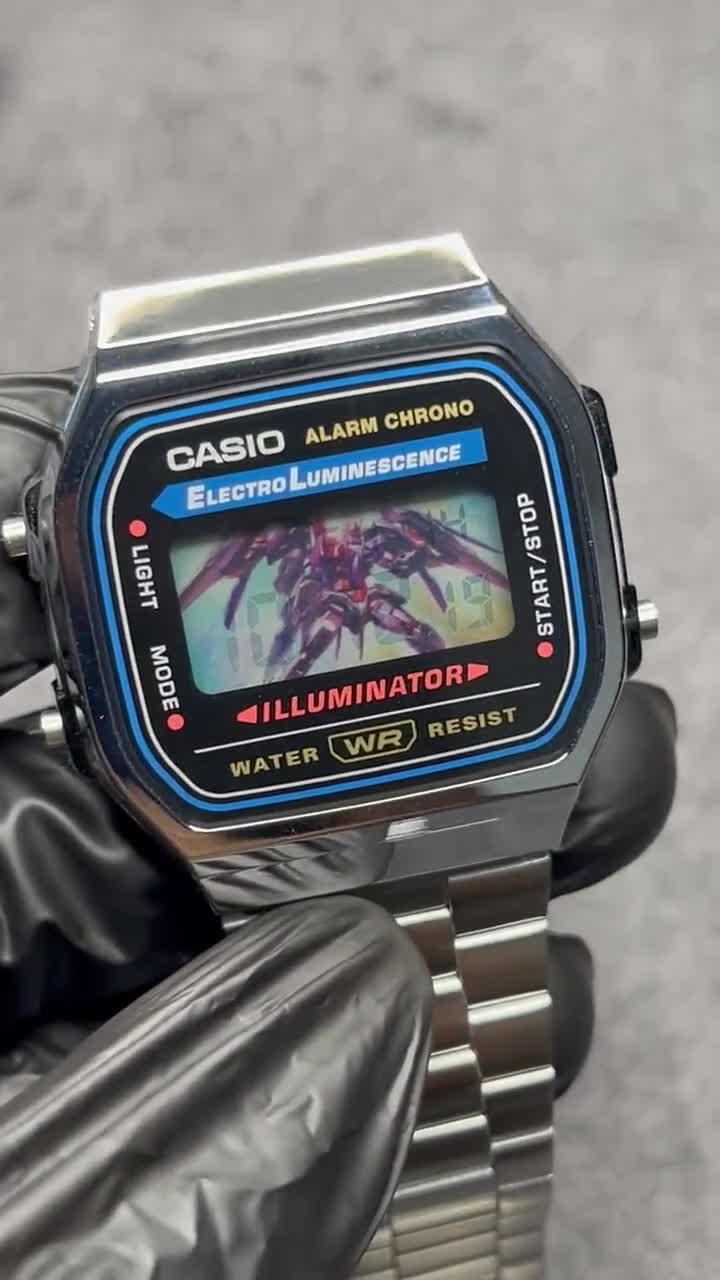 Casio A168 - “gundam 00” - Single Paper Crafted Watch Mod - Etsy