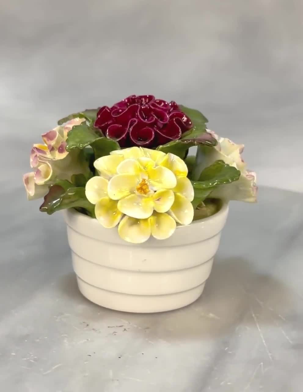 Aynsley Floral Bone China Bouquet Arrangement - Dahlia Floral - Etsy