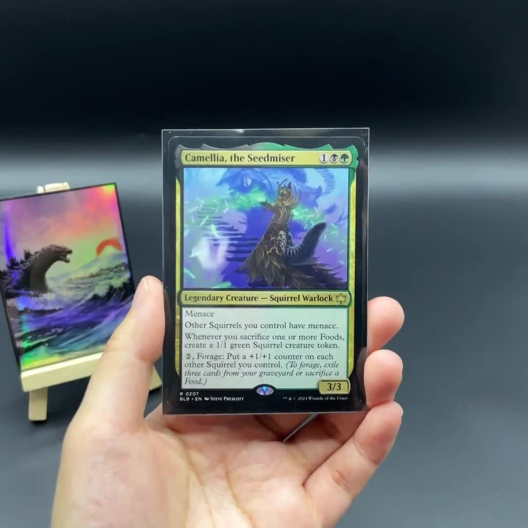 MTG カードスリーブ - ゴジラインスピレーションテーマ、標準サイズと