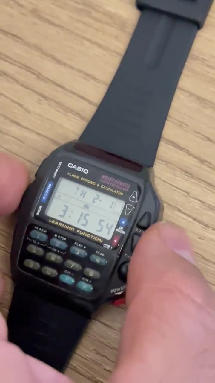 Rare JAPAN Vintage Casio CMD-40, Watch Remote Control, - Etsy