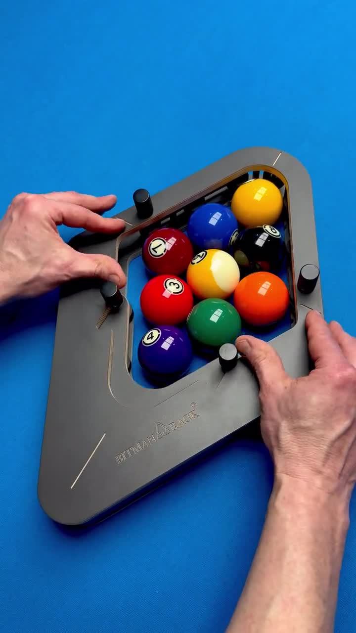 BitmanRack 9-BALL PRO • ビリヤードラック 精密バーチ合板 プール