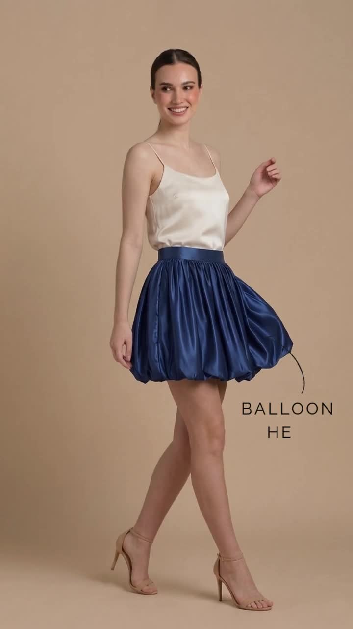 Balloon Skirt PDF Sewing Pattern | Bubble Hem Skirt | Sizes 4-16